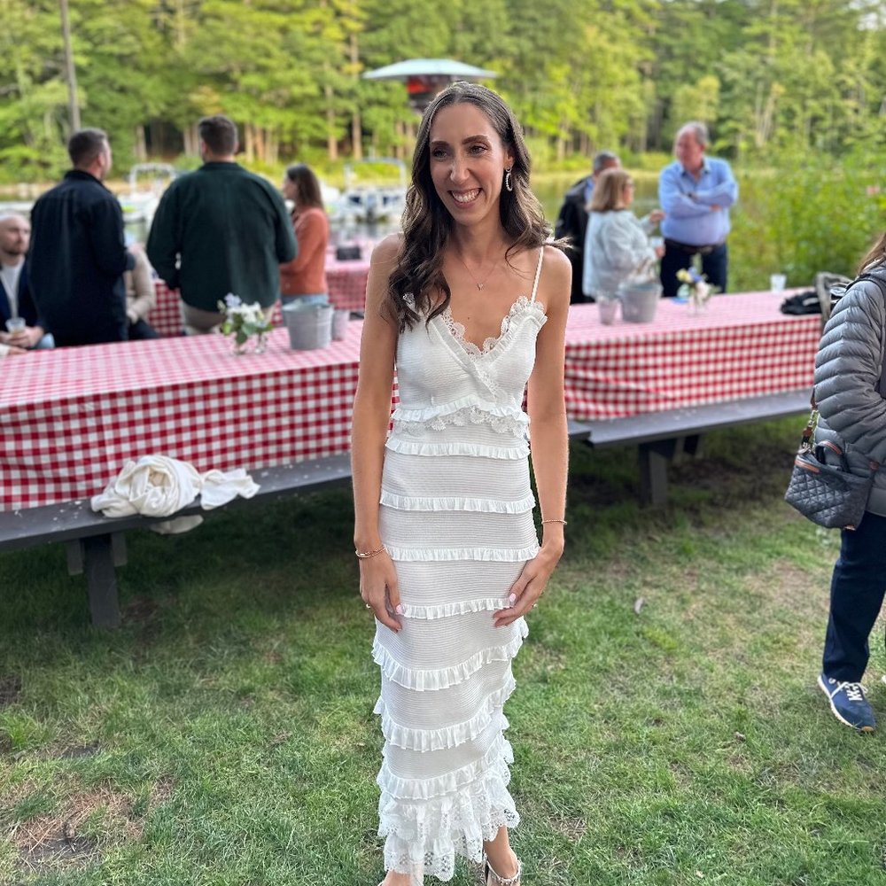 V Chapman The Narcisse Dress in White